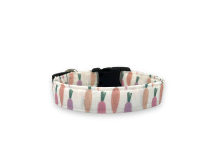 Spring Carrot Dog Collar with Embellishment