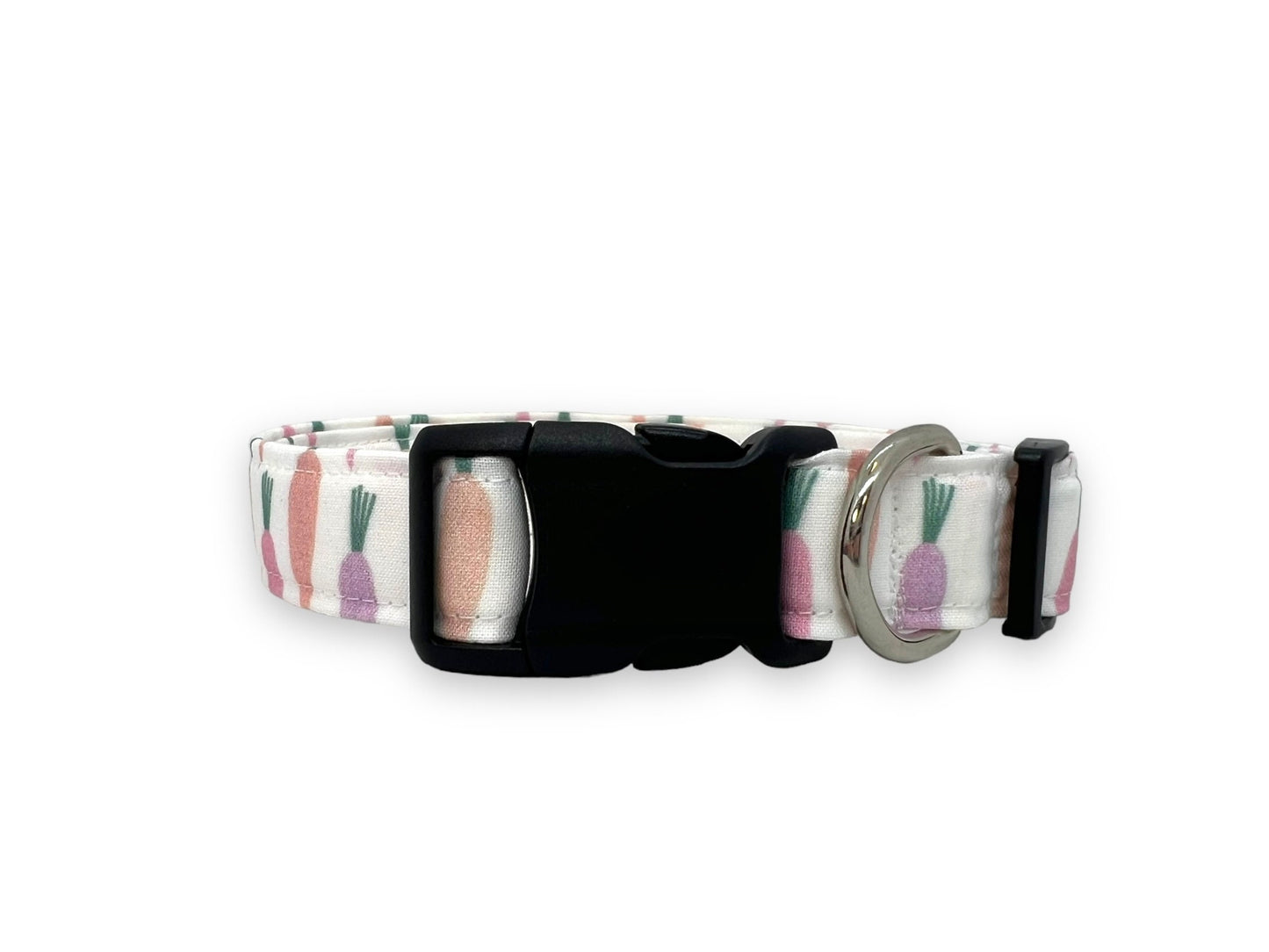 Spring Carrot Dog Collar with Embellishment
