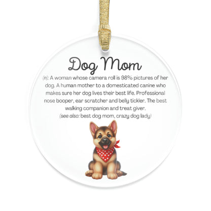 German Shepherd Dog Mom Ornament