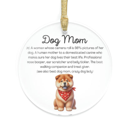 Chow Chow Dog Mom Ornament