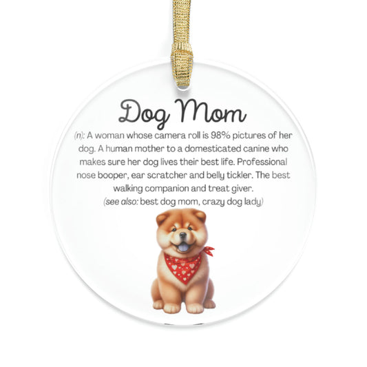 Chow Chow Dog Mom Ornament