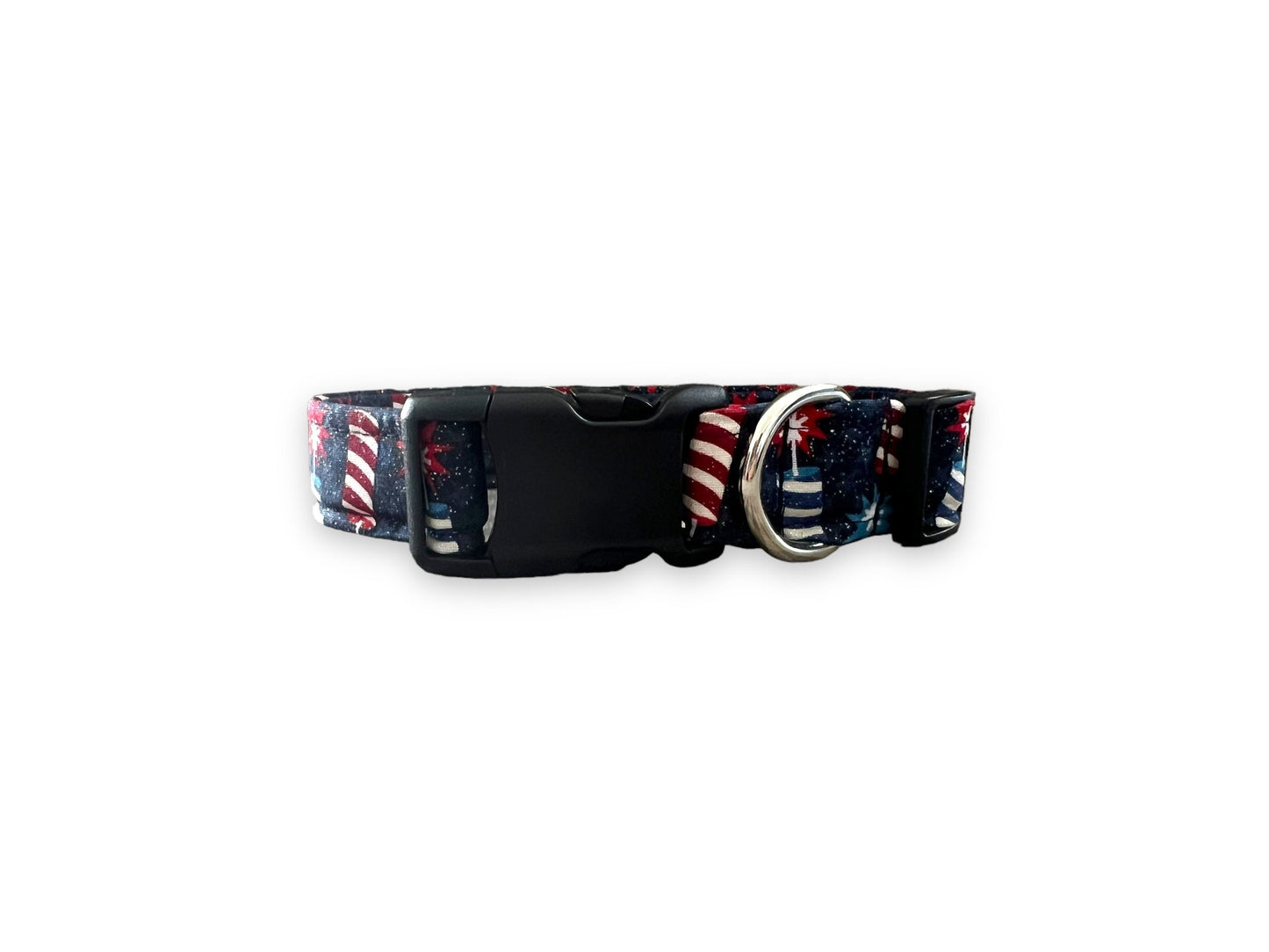 Patriotic Sparkler Dog Collar
