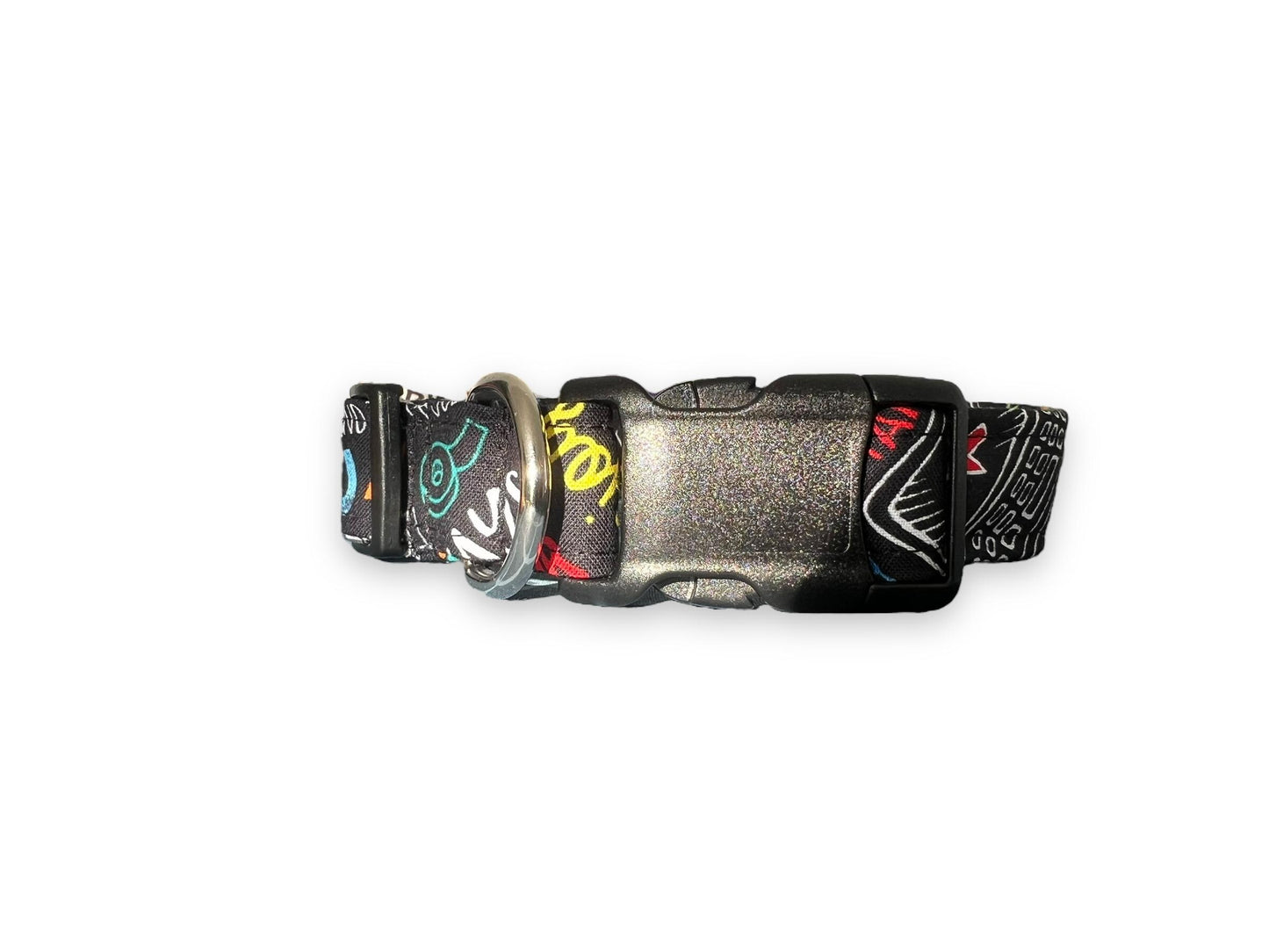 School Chalkboard Dog Collar with Flower