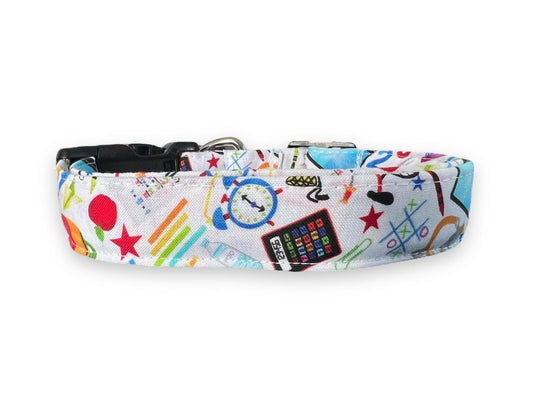 School Supplies Dog Collar
