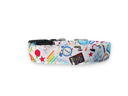 School Supplies Dog Collar with Embellishment