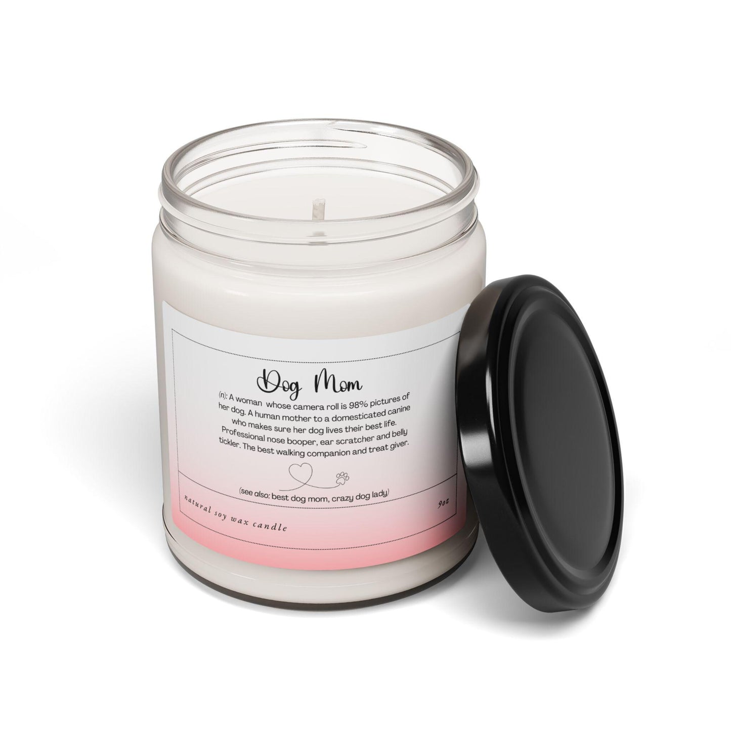 Dog Mom Definition Candle