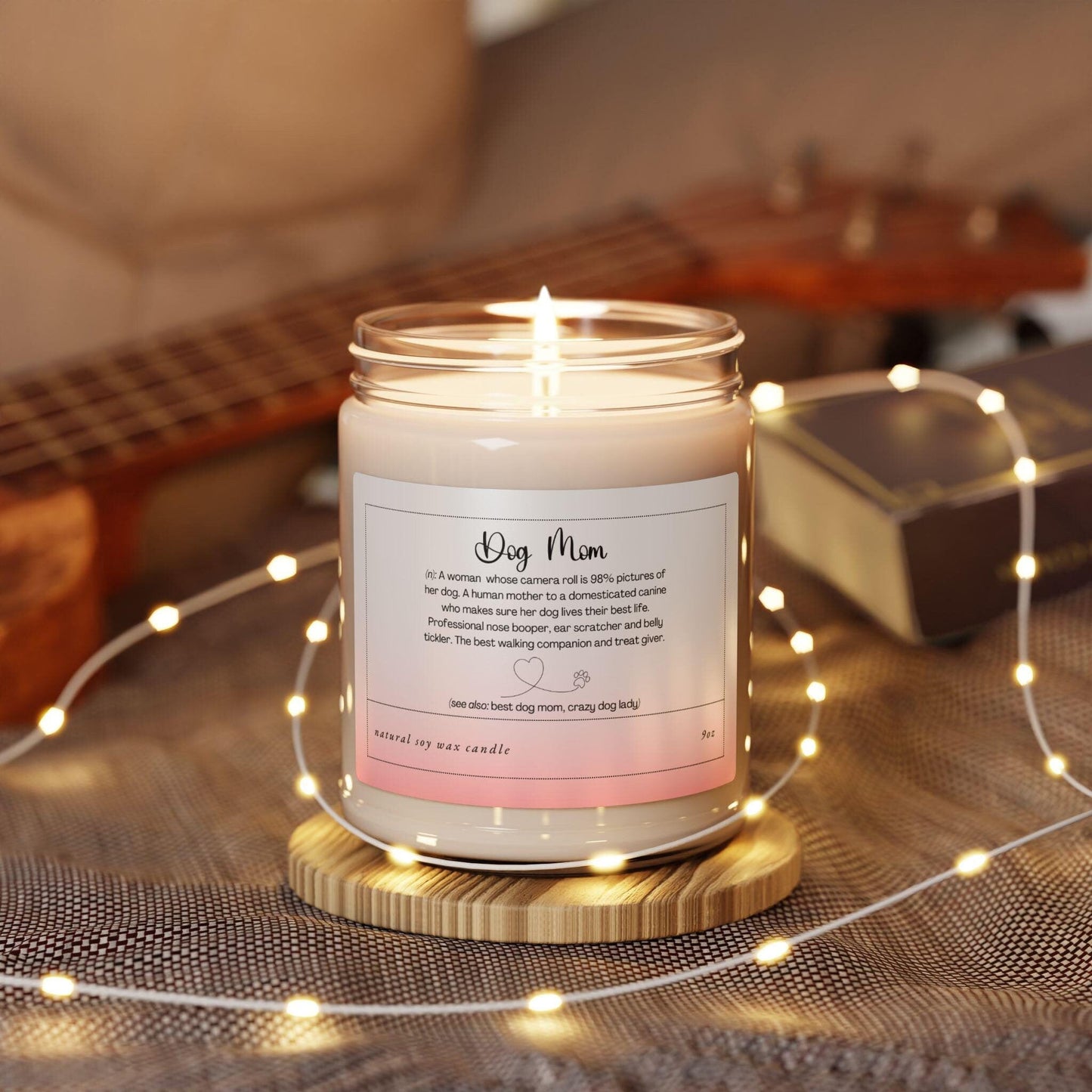 Dog Mom Definition Candle