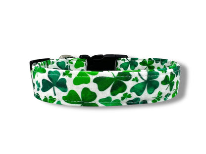 St. Patrick's Day Shamrock Dog Collar