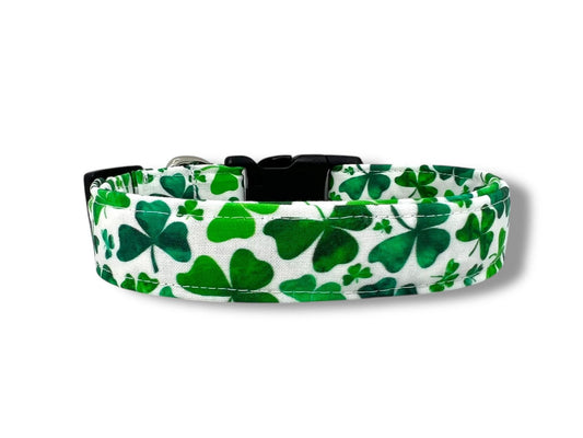 St. Patrick's Day Shamrock Dog Collar