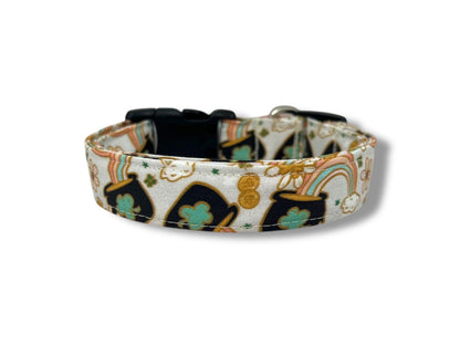 St. Patrick's Day Pot of Gold Dog Collar