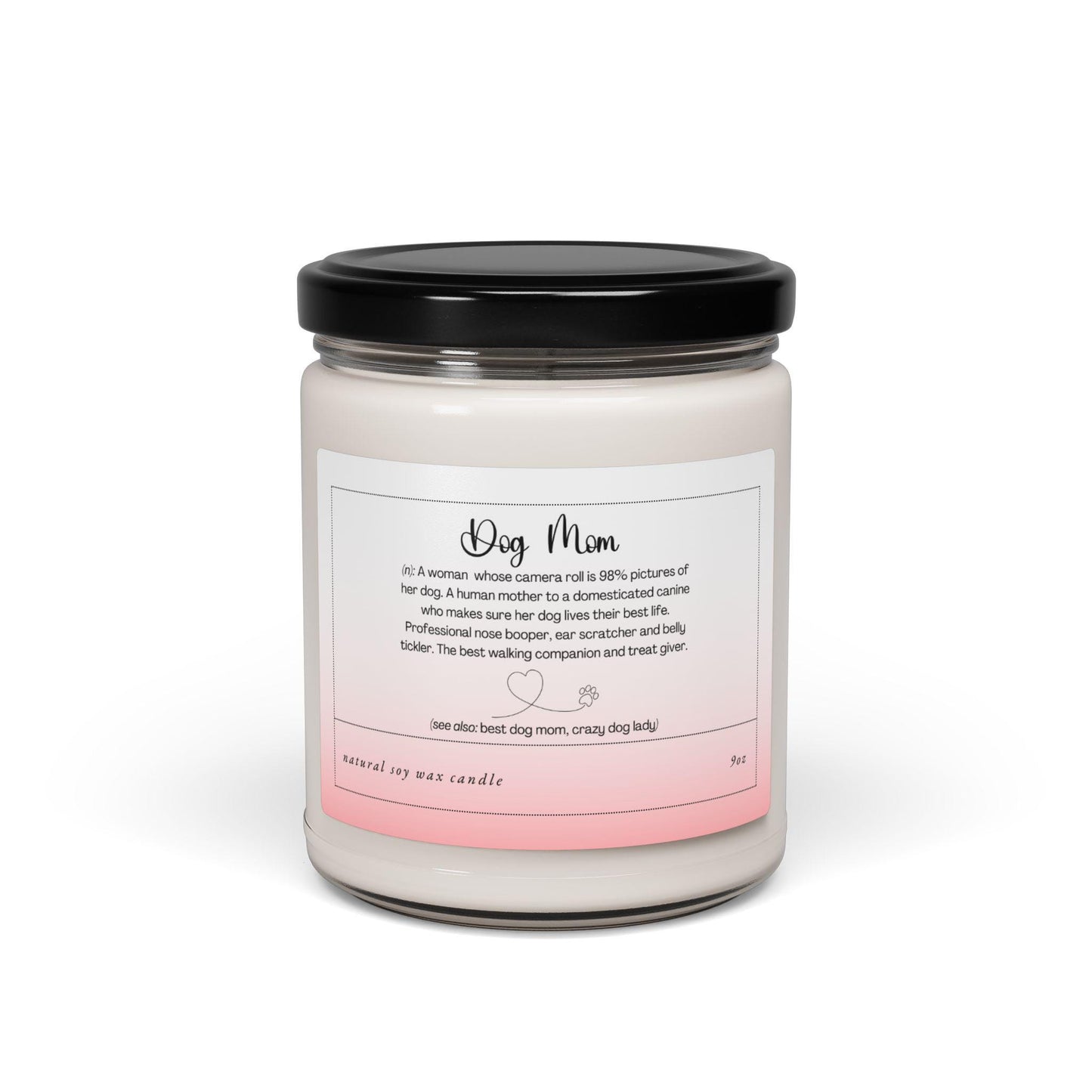 Dog Mom Definition Candle