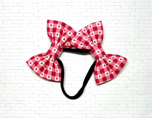 Valentine's Day Dog Bow Headband