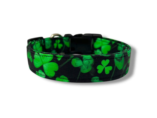 St. Patrick's Day Shamrock Dog Collar