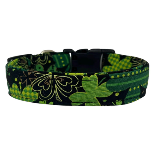 St. Patrick's Day Shamrock Dog Collar