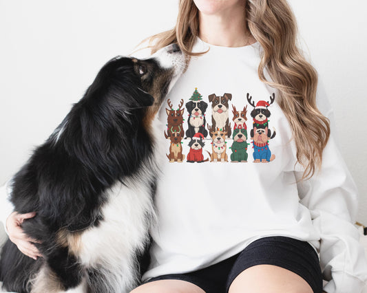 Festive Christmas Dog Sweatshirt