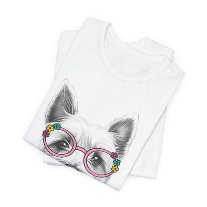 Westie in Glasses Shirt