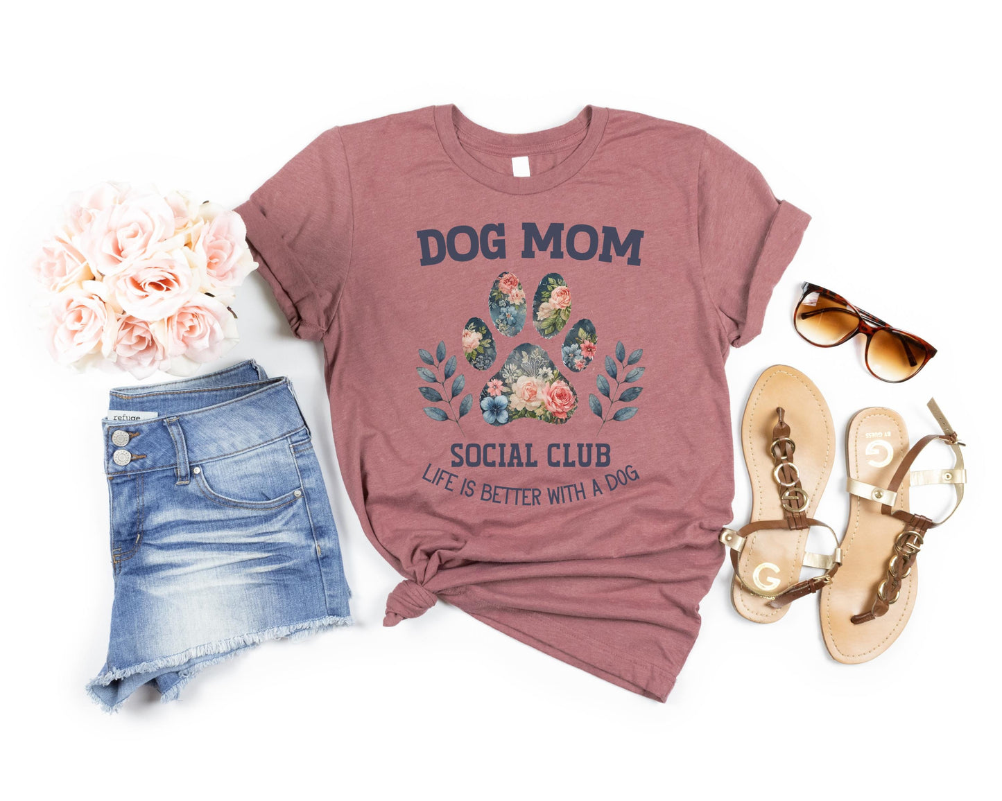 Dog Mom Social Club Tee