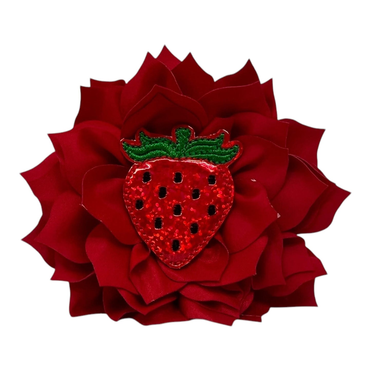 Strawberry Embellished Flower