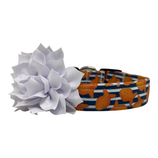 Goldfish Dog Collar with Flower
