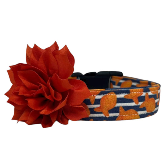Goldfish Dog Collar with Flower