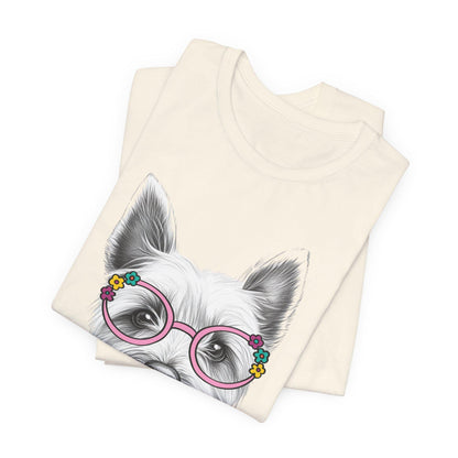 Westie in Glasses Shirt