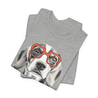 Beagle in Glasses Shirt
