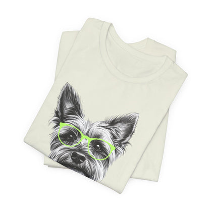 Yorkie in Glasses Shirt