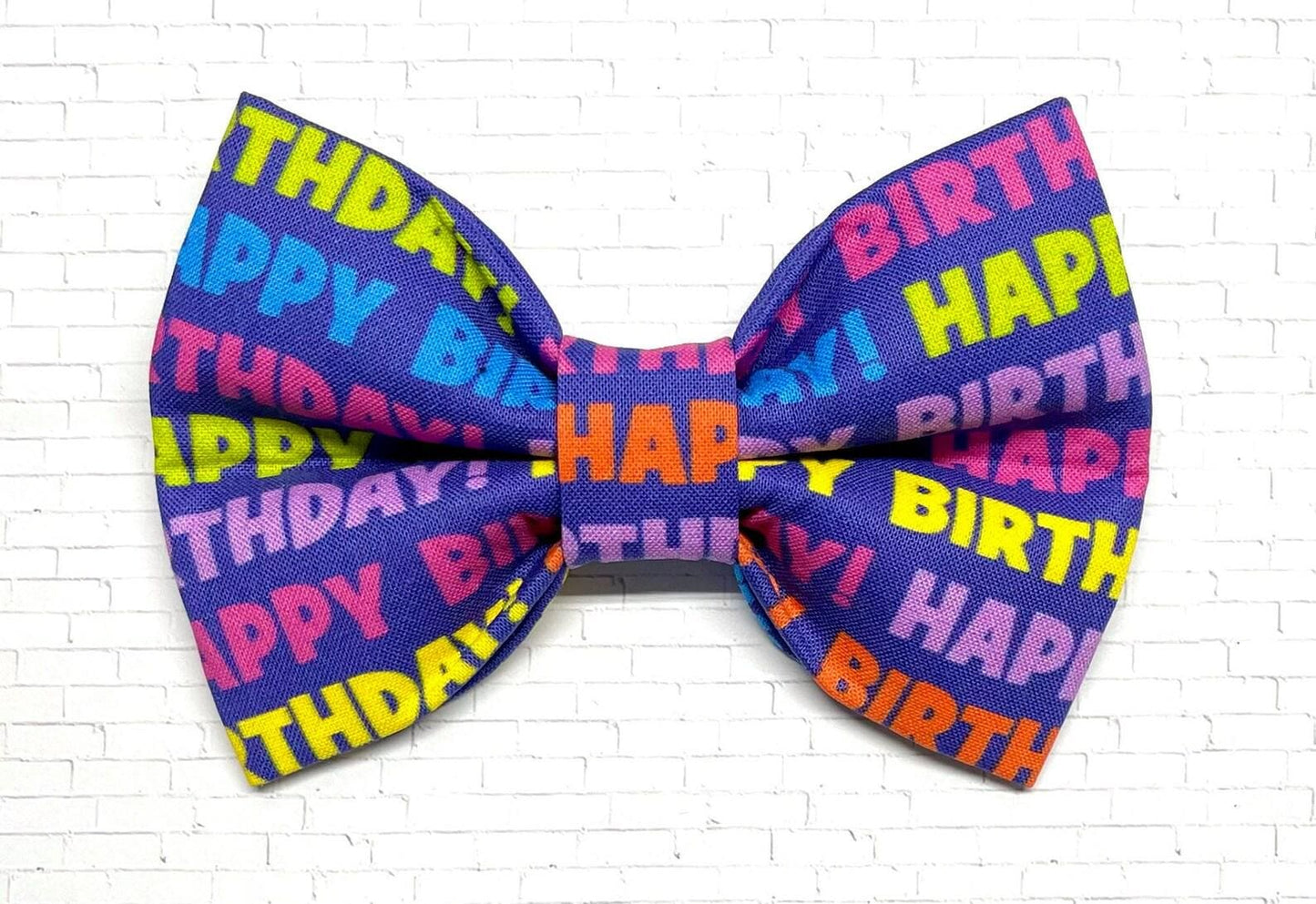Dog Bow Tie, Bow Tie for Dog, Happy Birthday Dog Bow Tie, Doggie Bow Tie, Dog Bow Tie, Dog Birthday Accessory, Dog Birthday Bow