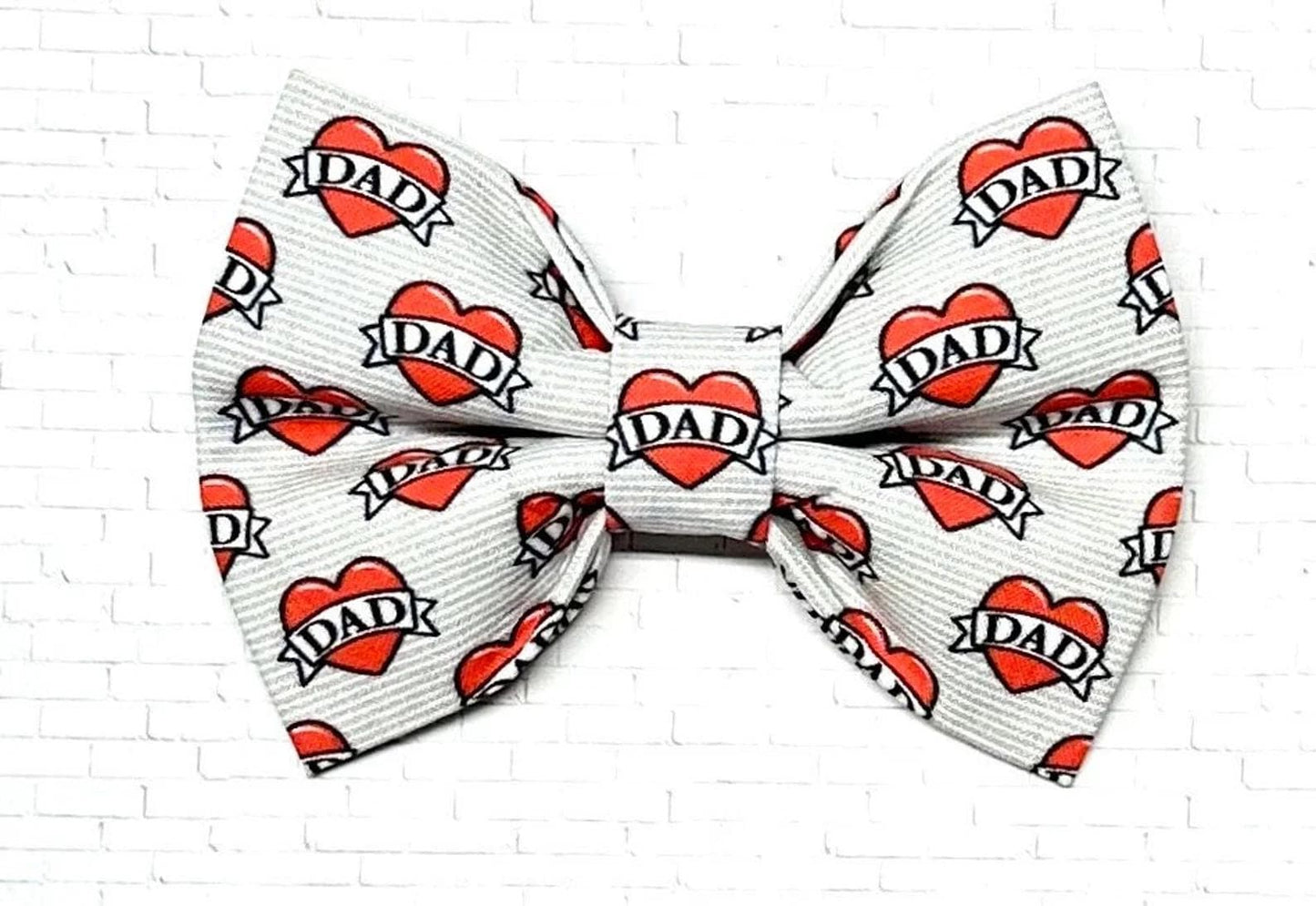 Dad Dog Bow Tie