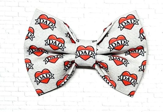 Dad Dog Bow Tie