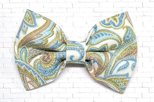 Dog Bow Tie, Bow Tie for Dog, Paisley Dog Bow Tie, Doggie Bow Tie, Dog Bow Tie, Dog Collar Accessory, Cute Dog Bow Tie, Classic Dog Bow Tie