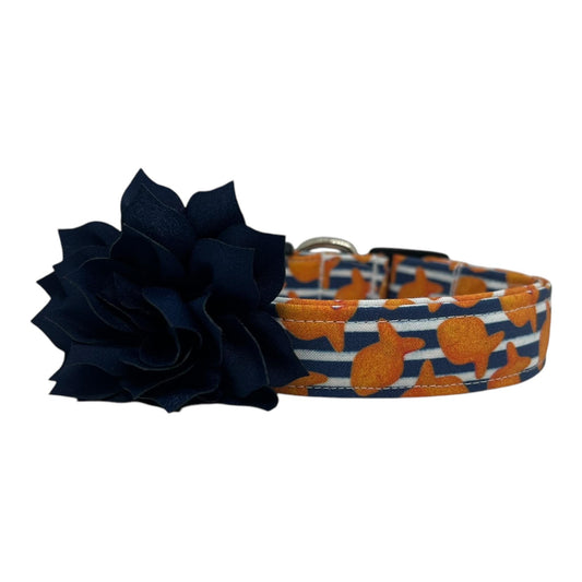 Goldfish Dog Collar with Flower