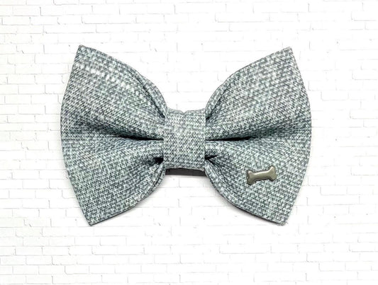 Dog Bow Tie, Bow Tie for Dog, Gray Dog Bow Tie, Doggie Bow Tie, Dog Bow Tie, Dog Accessory,  Puppy Bow Tie