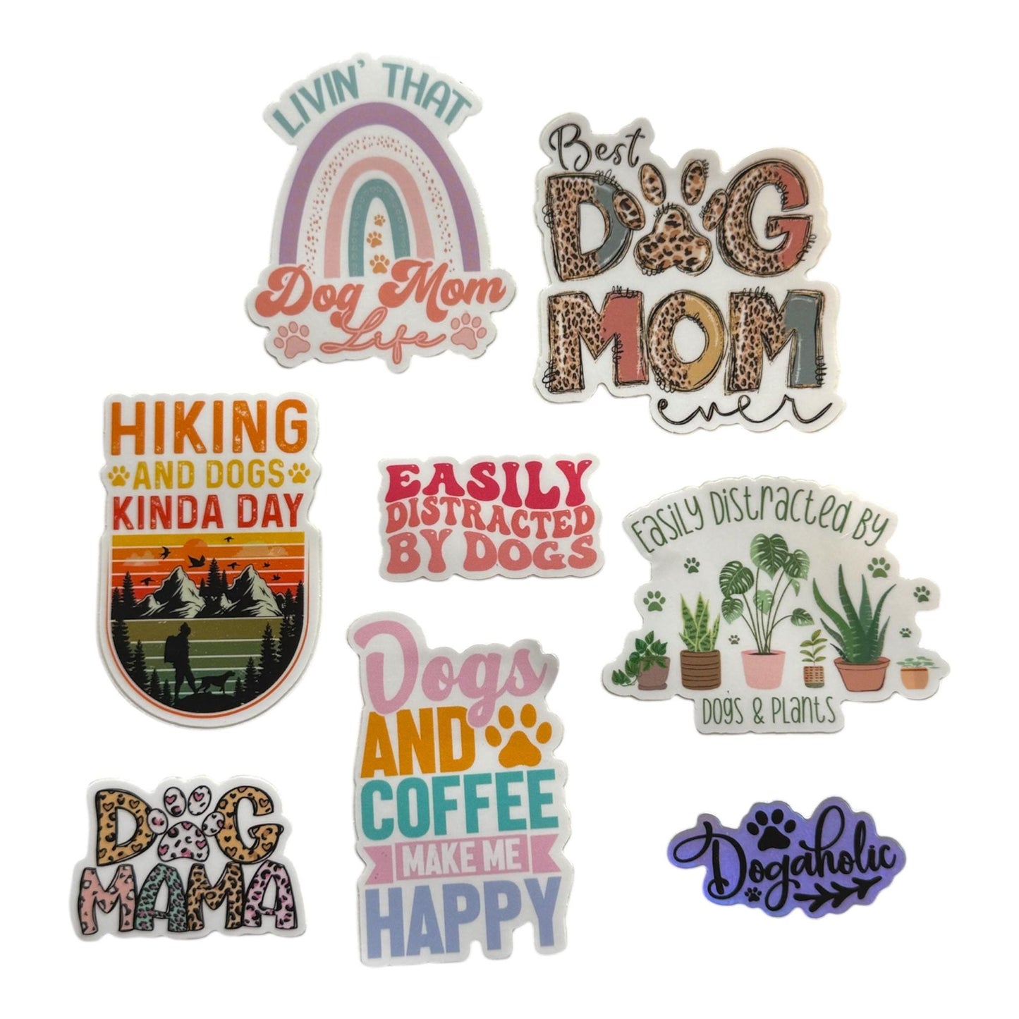 Dog Stickers, Dog Theme Stickers, Stickers, Water Bottle Stickers, Die Cut Stickers, Laptop Stickers, Waterproof Stickers, Vinyl Stickers