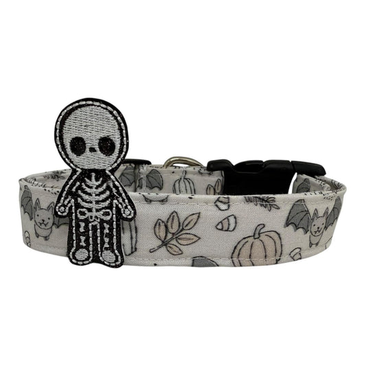 Halloween Dog Collar, Neutral Halloween Dog Collar, Pumpkin Dog Collar,  Collar for Halloween, Halloween Collar