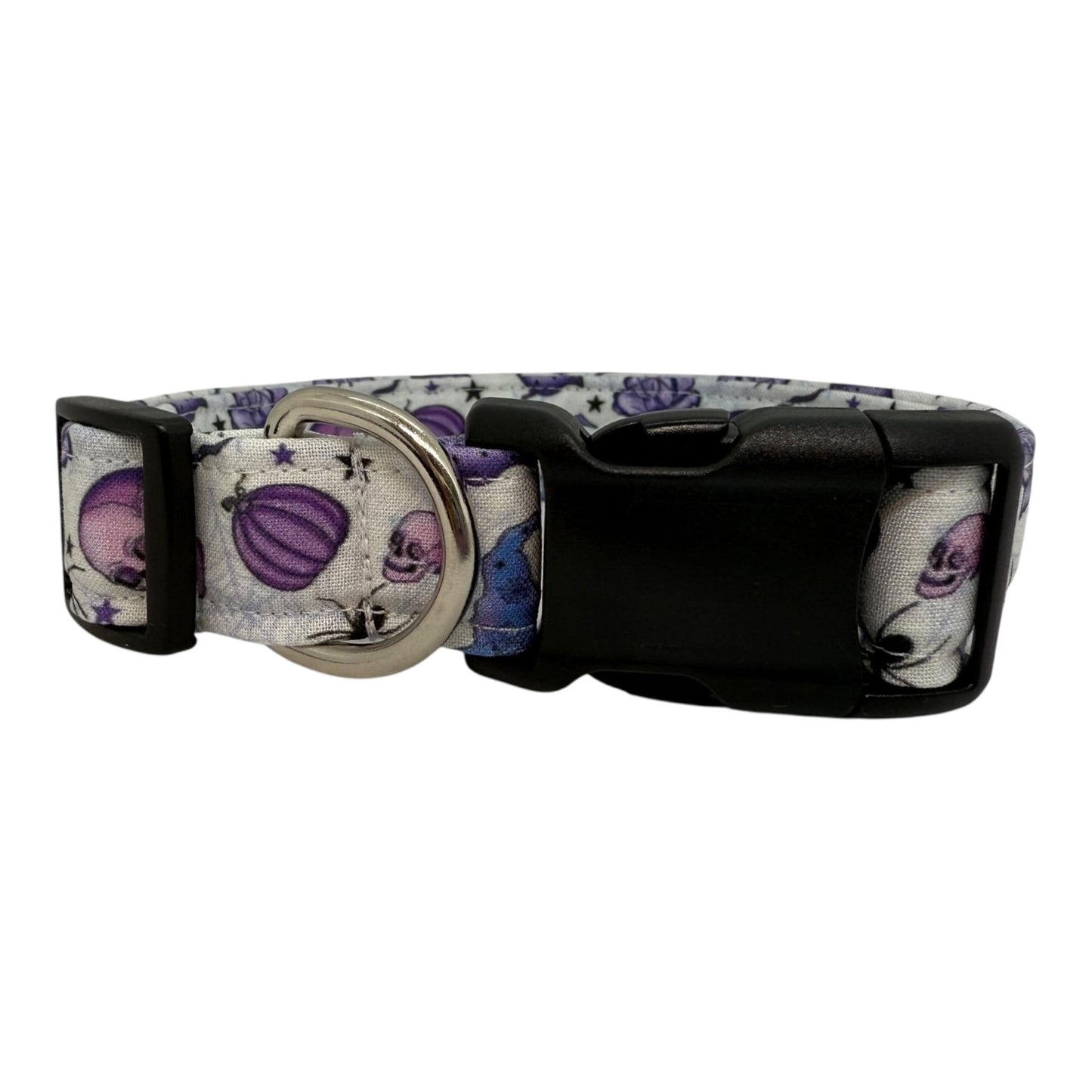 Halloween Dog Collar, Dog Collar for Halloween, Purple Halloween Dog Collar, Spooky Gothic Dog Collar, Witchy Fall Dog Collar, Halloween Dog