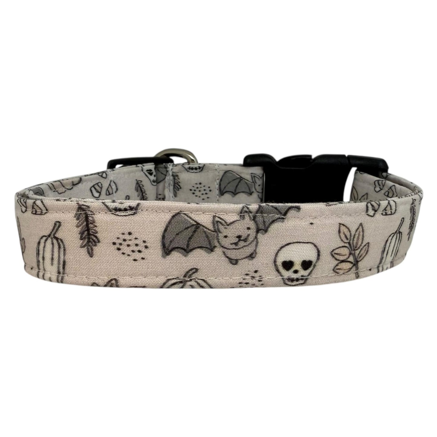 Halloween Dog Collar with Flower