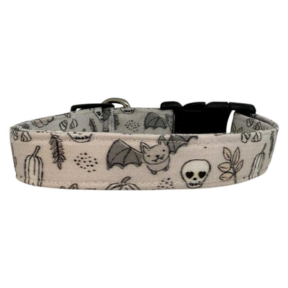 Halloween Dog Collar with Flower