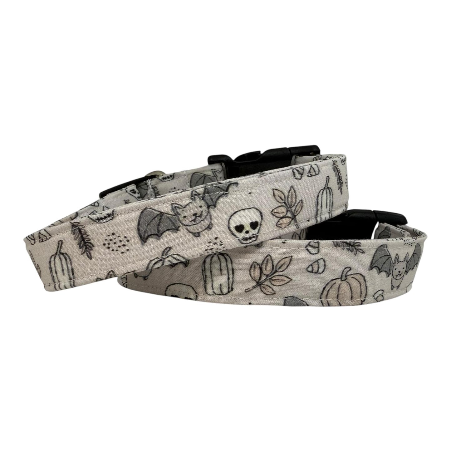 Halloween Dog Collar with Flower