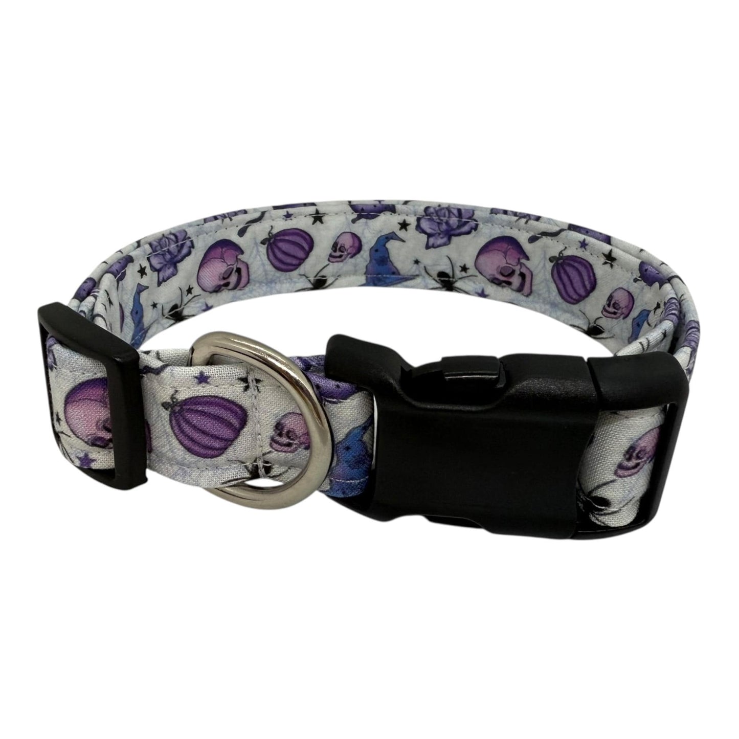 Halloween Dog Collar, Dog Collar for Halloween, Purple Halloween Dog Collar, Spooky Gothic Dog Collar, Witchy Fall Dog Collar, Halloween Dog
